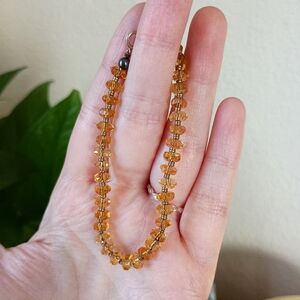 Amber Glass Bracelet
